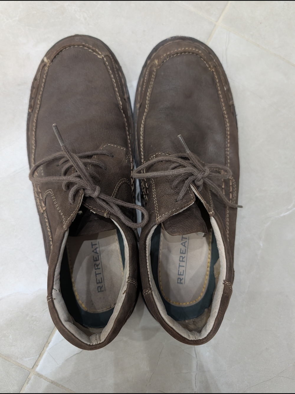 2/$35 Retreat Leather Loafers – Men’s Size 10M Brown